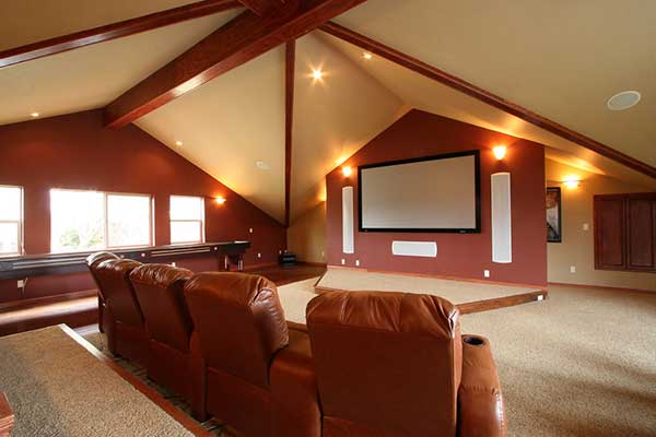 basement finishing with home theater