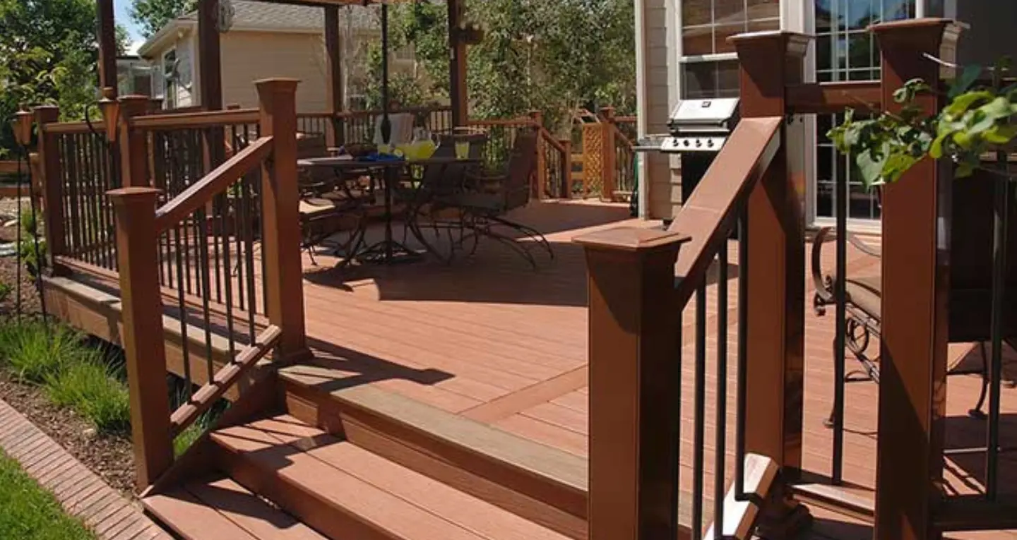 custom-deck-installation-with-outdoor-living-dining-area-with-barbecue-grill-in-southern-maryland