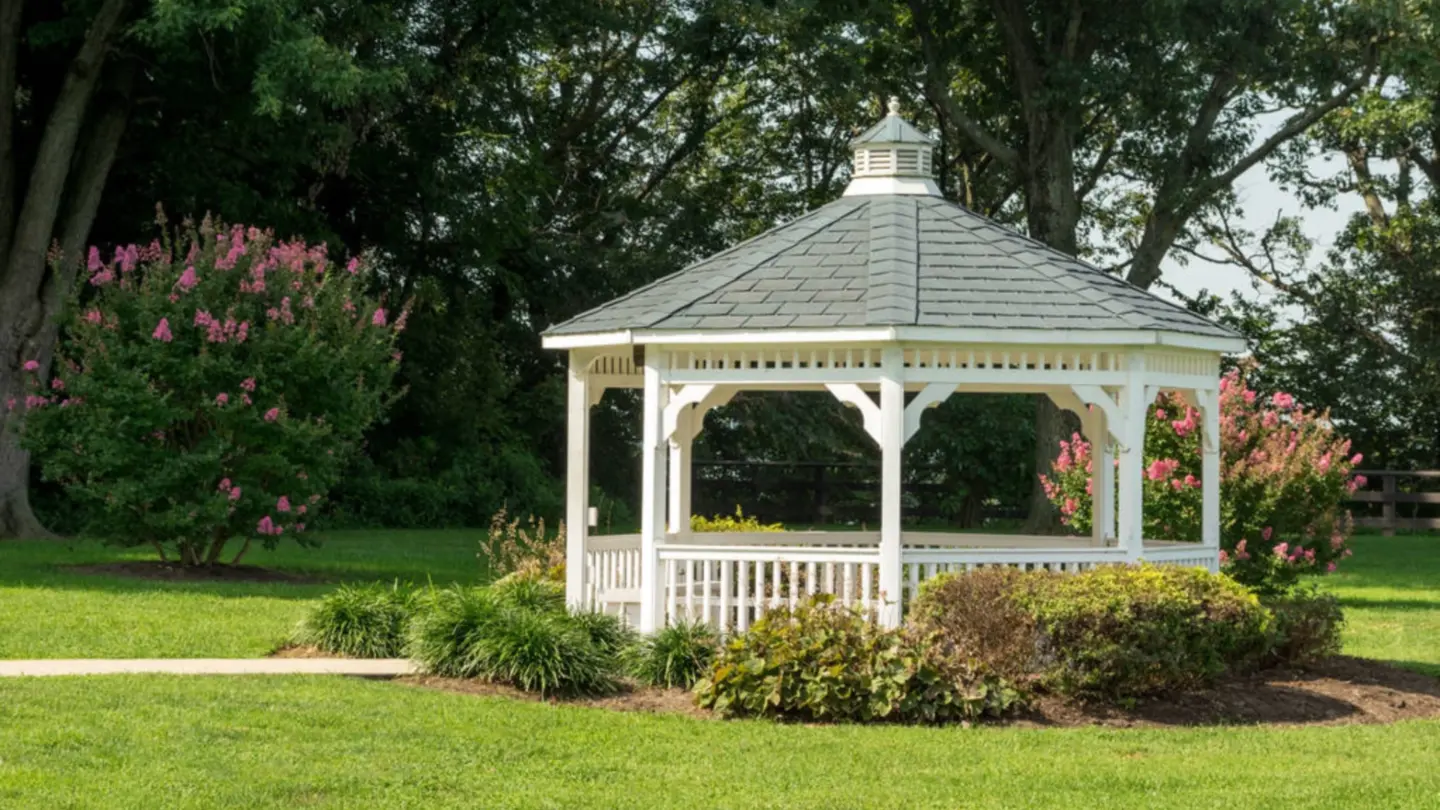 pavilion-gazebo-in-a-garden-park-with-overlooking-nature-view-in-southern-maryland
